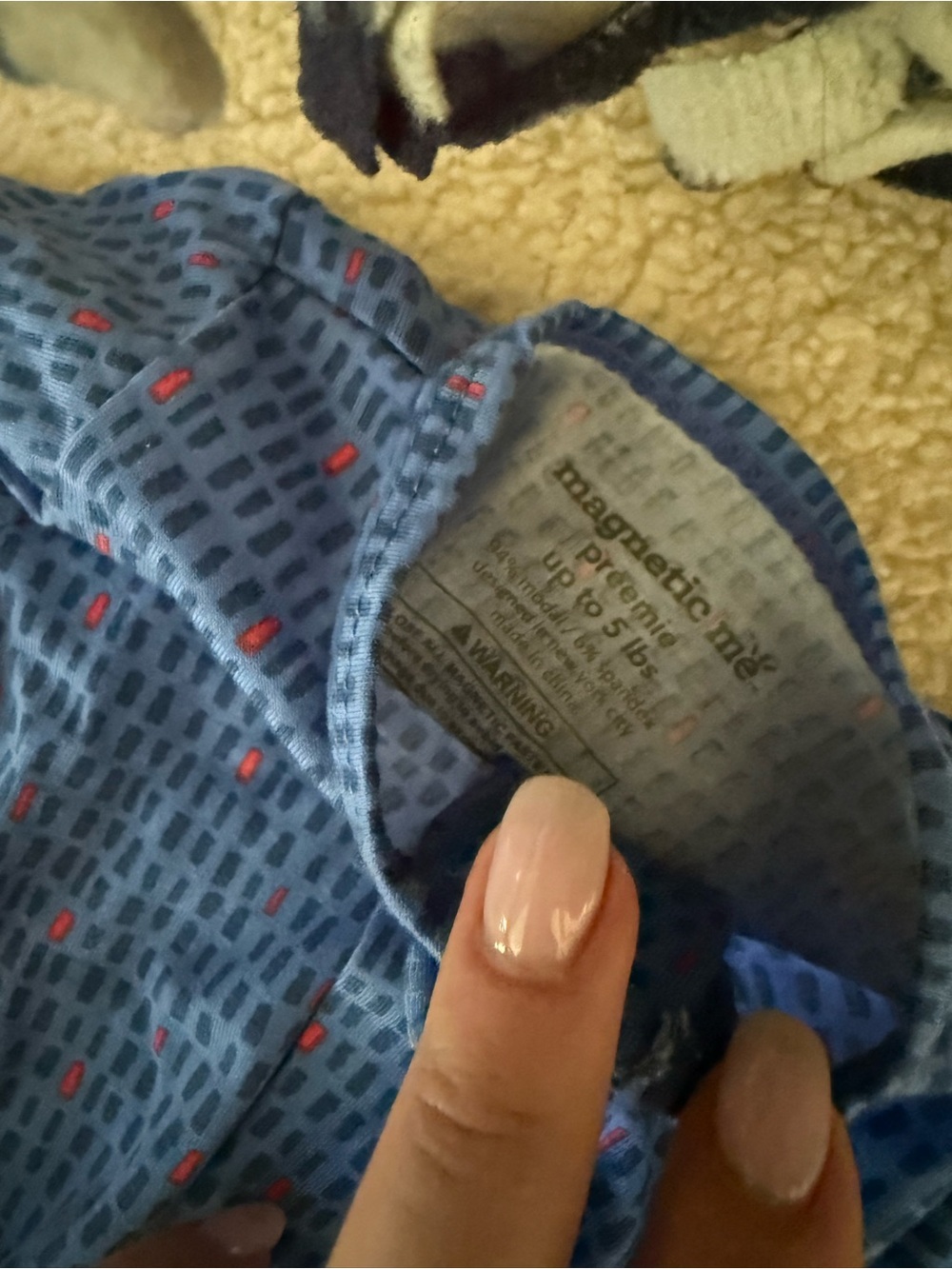Magnetic Me Kids One-Piece Preemie Sleepers - Picture 5 of 6